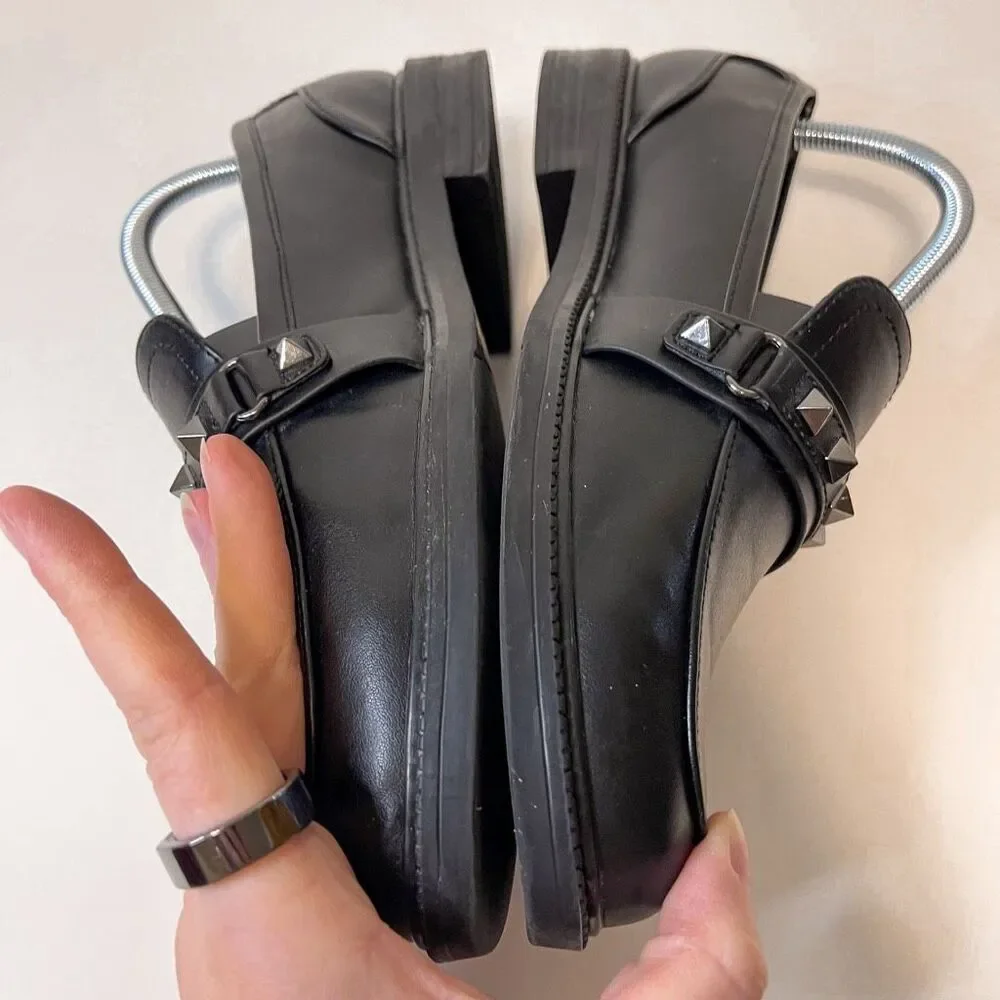 Marc Fisher‎ Cancia Studded Loafer Size 10